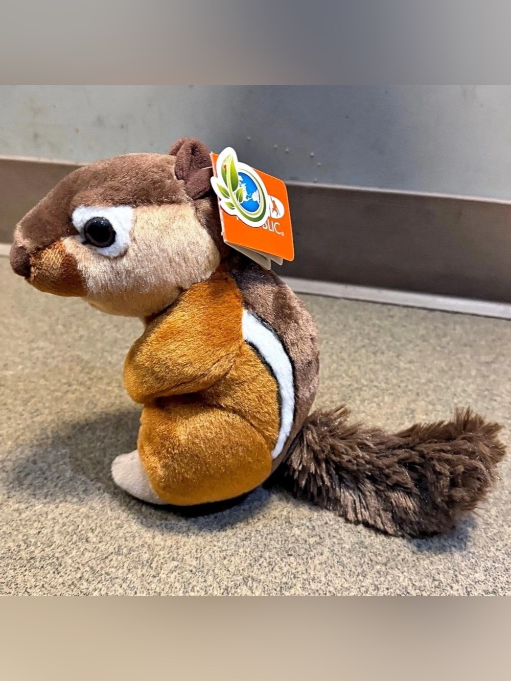 Eco Mini Squirrel Stuffed Animal - 8”